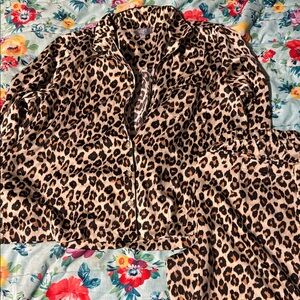 Loft Leopard Print pajama set